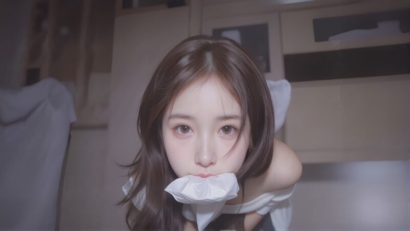 居家可爱清纯少女人像壁纸