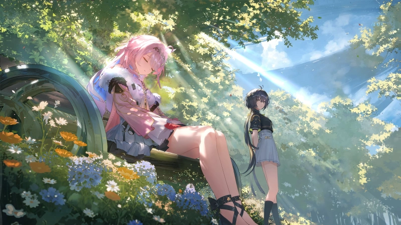 鸣潮达妮娅 沉睡夏日梦治愈系壁纸