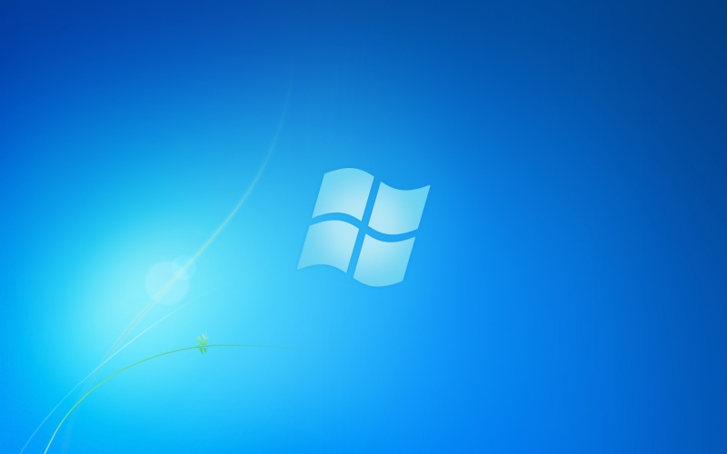 Windows 7 经典蓝色默认壁纸 系统原生桌面背景 1920x1200